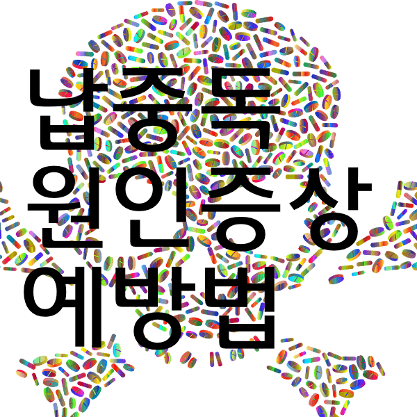 납중독 피해 원인과 증상과 예방법 알아보기