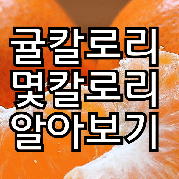 귤 칼로리는 몇 Kcal일까욤? 귤의 효능과 하루에 3개 이상 먹으면 안되는 이유