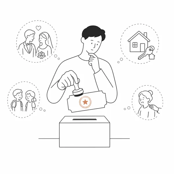 특별공급은 한 세대에 한 번의 기회로 신중히 판단해야 함을 보여주는 이미지