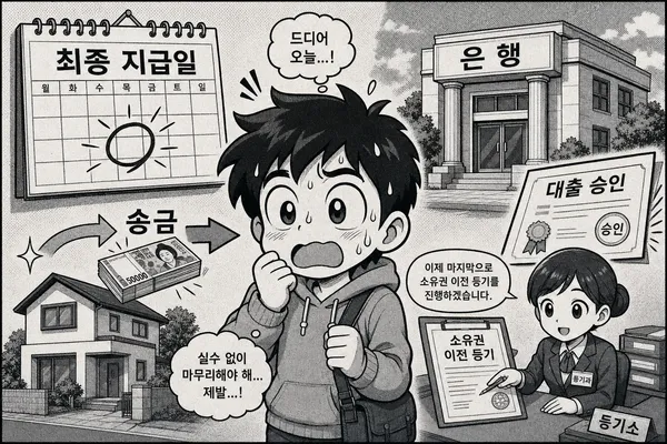 대출 실행일과 잔금일 맞추는 법