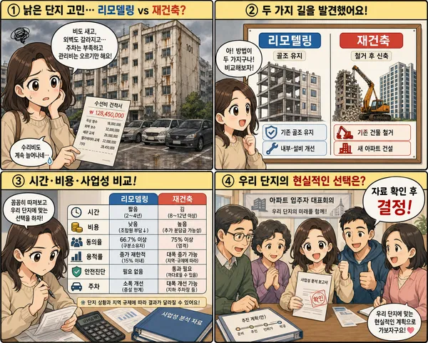 아파트 리모델링과 재건축, 사업 방식 비교하기