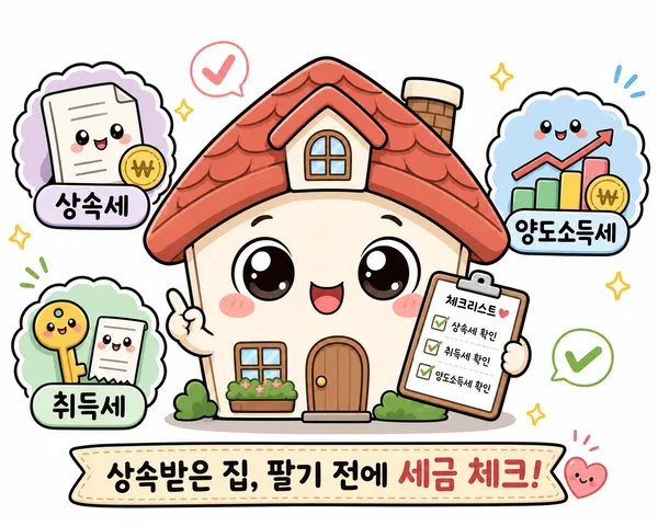 상속받은 집 팔 때 세금 체크