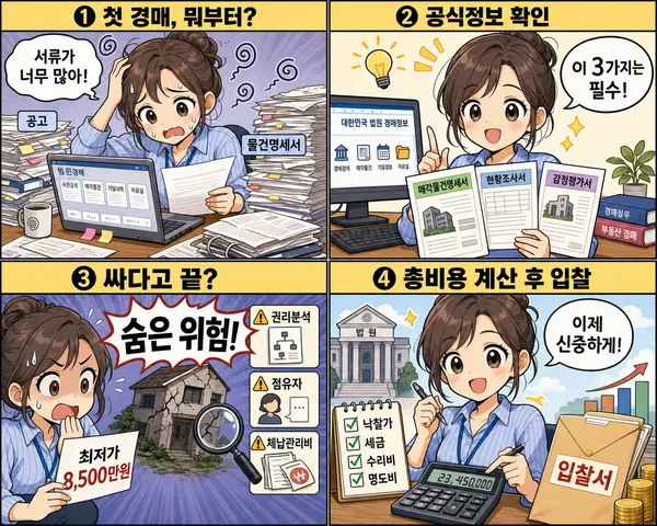 부동산 경매 기본 절차: 처음 입찰하기 전 꼭 알아야 할 순서