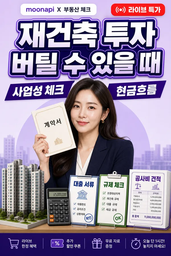 재건축 아파트 투자 전 체크할 점