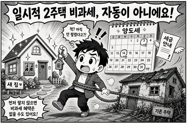 일시적 2주택 비과세 조건, 새집 살 때 꼭 봐야 할 1년·2년·3년 기준
