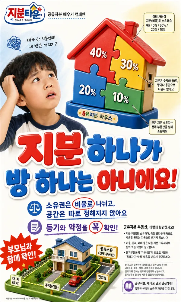 공유지분 부동산 투자 전 분할 가능성과 처분 위험 점검