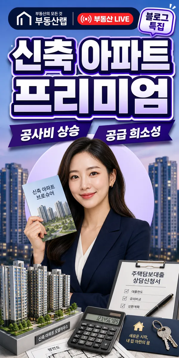 신축 아파트 프리미엄이 붙는 이유