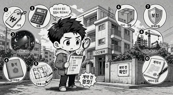 부동산 초보가 피해야 할 실수 10가지