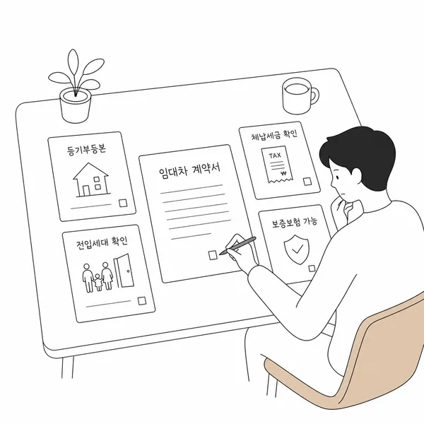 전세 계약 전 등기부, 전입세대, 세금, 보증보험을 확인하는 체크리스트