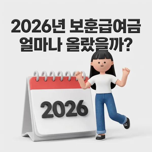 2026년 보훈급여금 얼마나 올랐을까? 인상 금액부터 혜택까지 싹- 정리해 드려요!