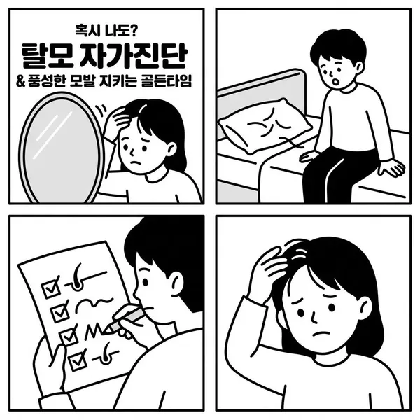 혹시 나도? 2030을 위한 탈모 자가진단 & 풍성한 모발 지키는 골든타임
