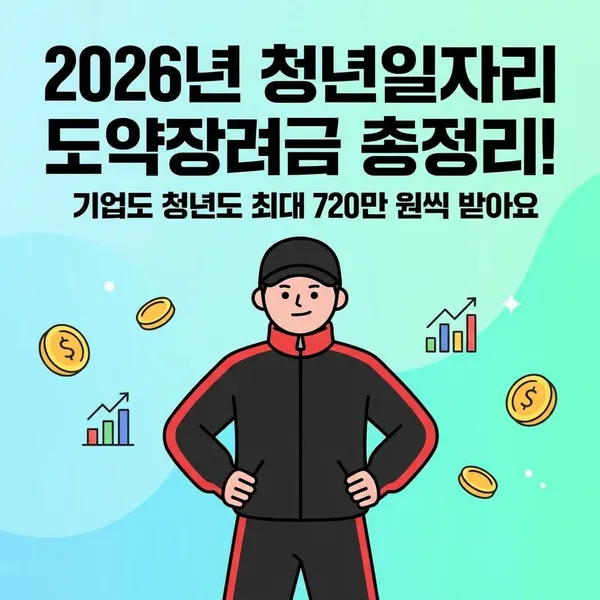 2026년 청년일자리 도약장려금 총정리!