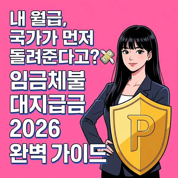 내 월급, 국가가 먼저 돌려준다고? 💸 임금체불 대지급금 2026 완벽 가이드