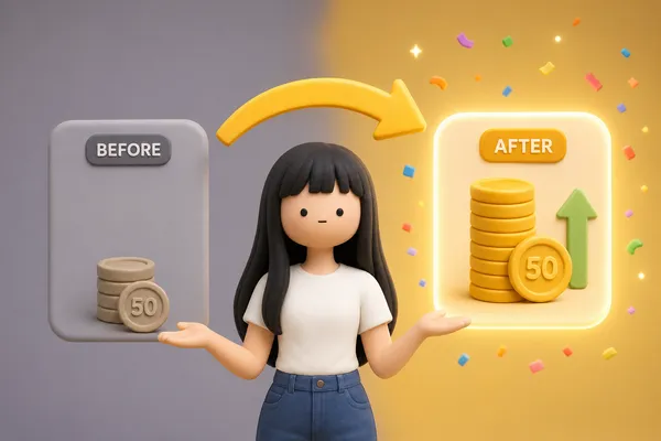 2025년과 2026년 구직촉진수당 인상을 비교하는 이미지