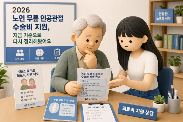 2026 노인 무릎 인공관절 수술비 지원, 지금 기준으로 다시 정리해봤어요