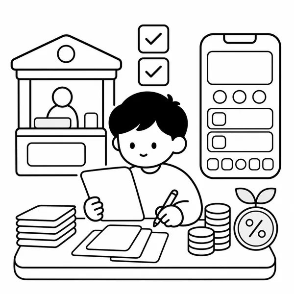 국민성장펀드 가입을 위해 소득확인증명서와 계좌 조건을 확인하는 모습
