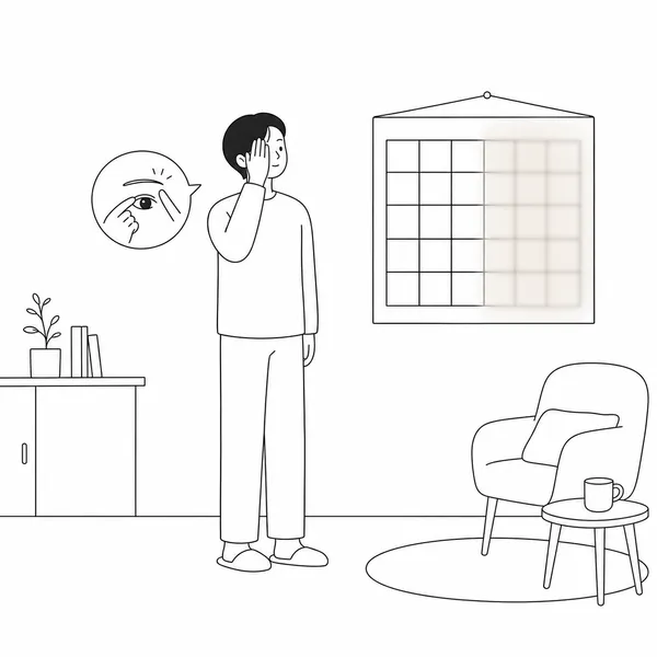 한쪽눈이흐릿하면방치하지말자