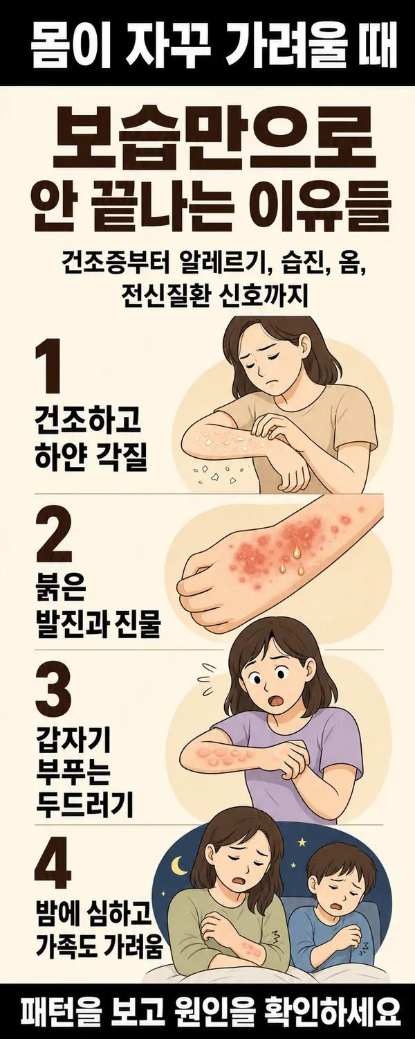 몸이가려운이유알아야해결하죠