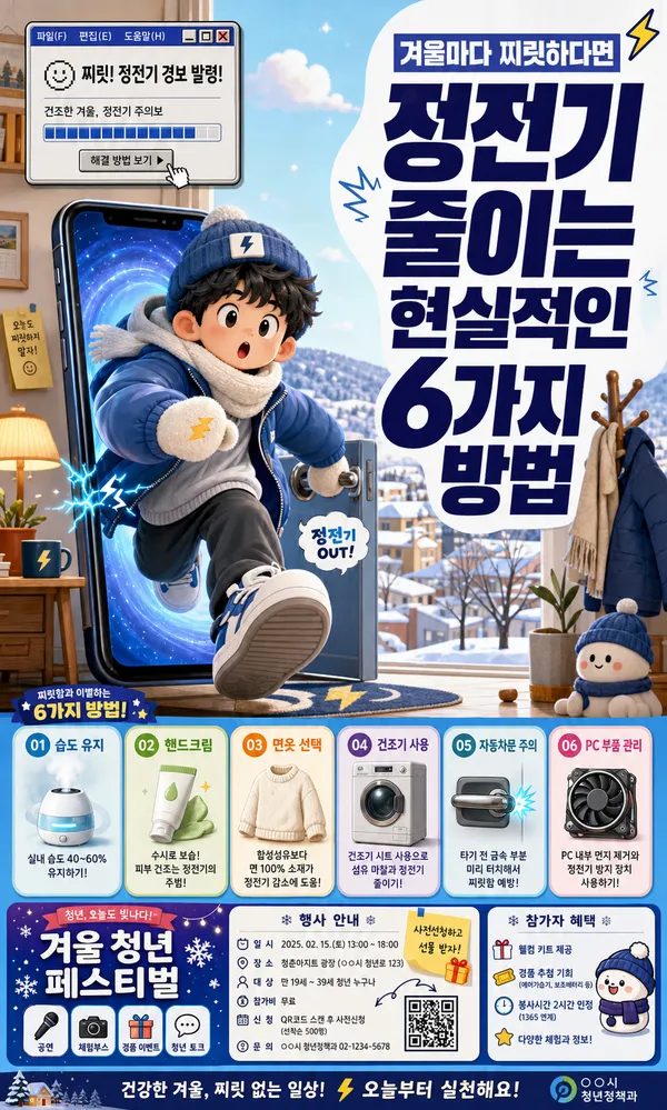 정전기없애는법6가지
