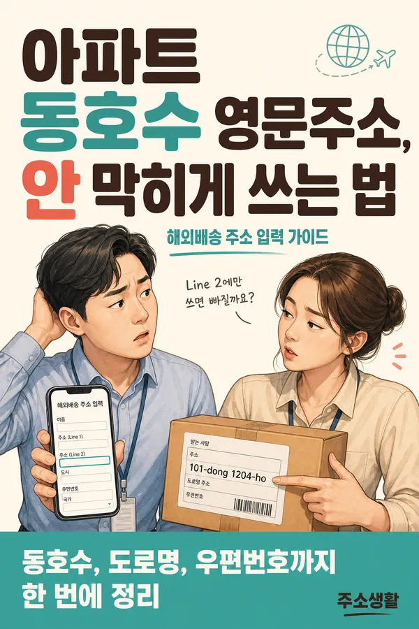 아파트동호수영문주소변환