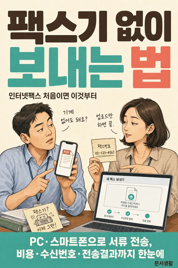인터넷으로팩스보내기,온라인Fax전송하는법