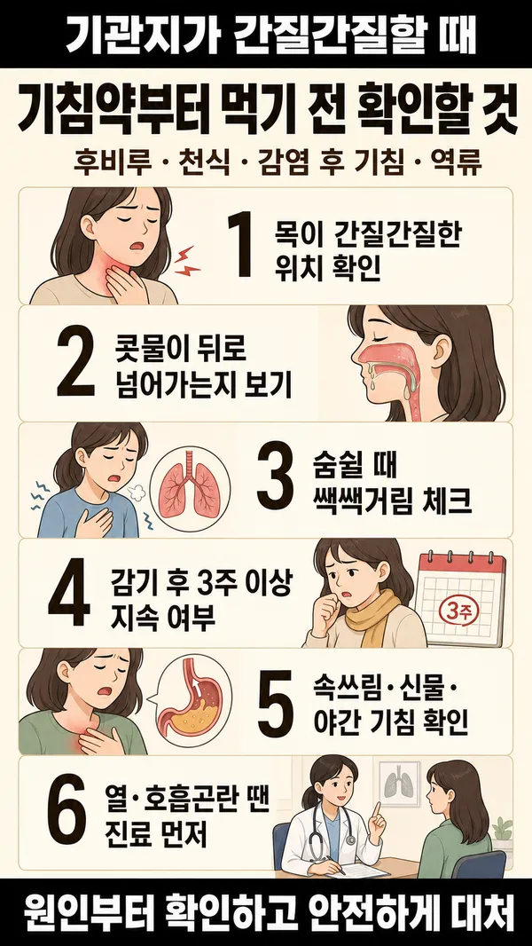 기관지간지러움