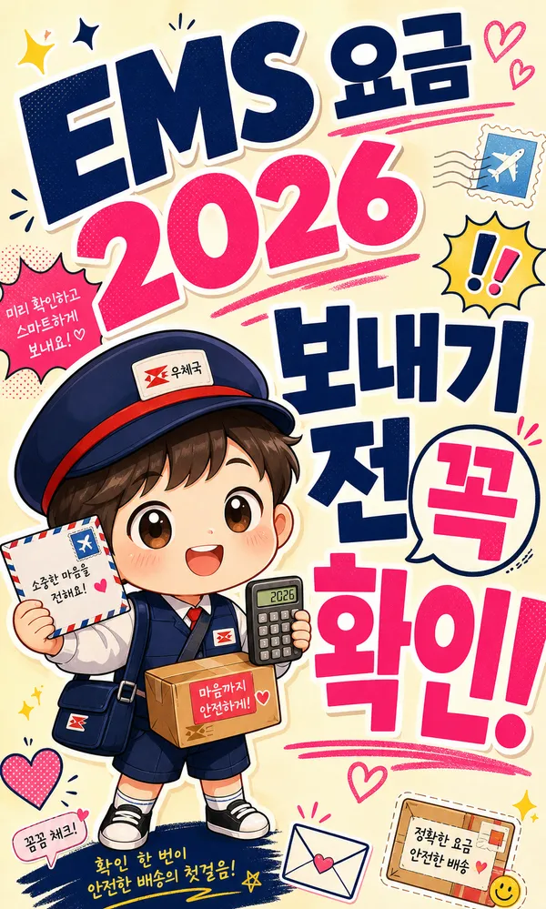우체국ems가격요금최신정보