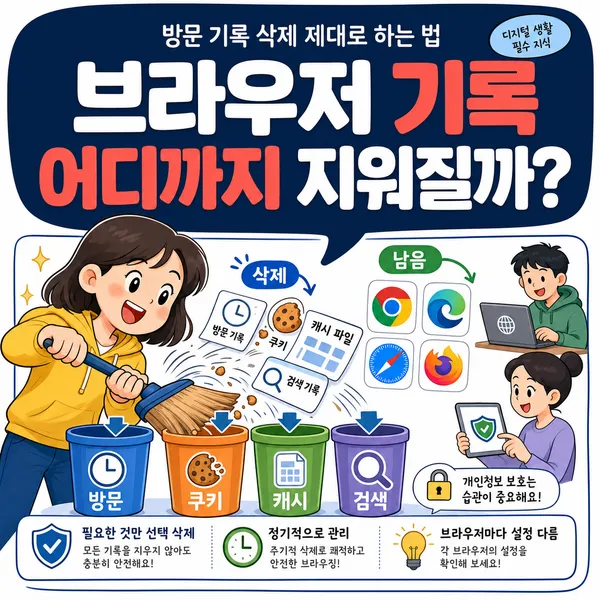 열어본페이지목록,기록삭제및지우기방법