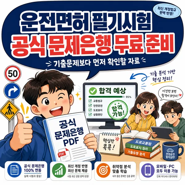 운전면허필기시험기출문제무료로이용