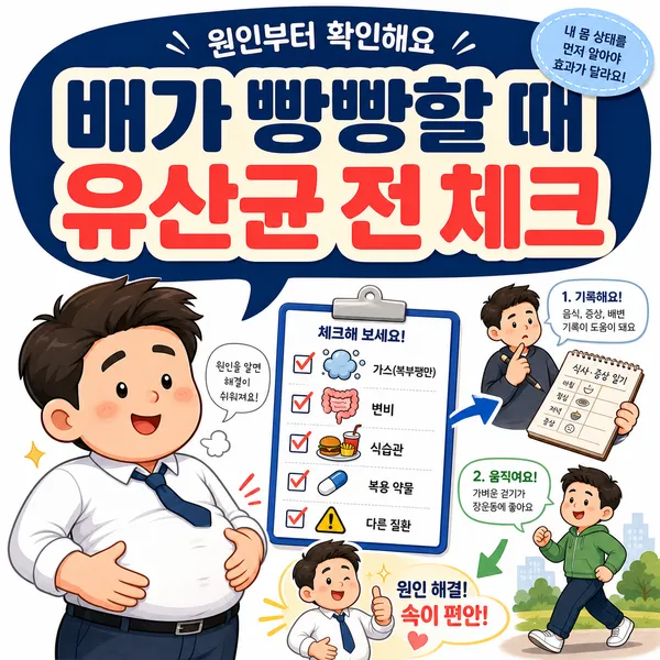 복부팽창어떻게해결할까?