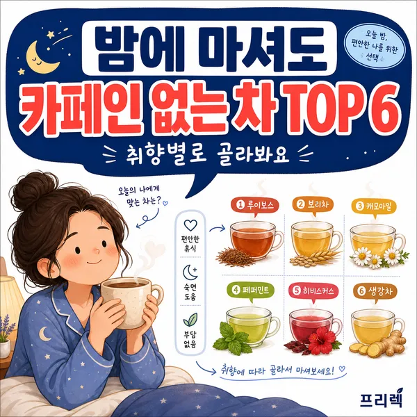 카페인없는차TOP 6