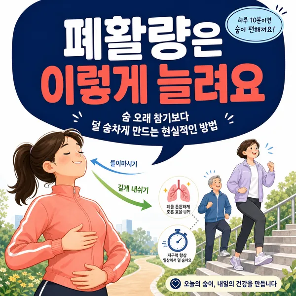 폐활량늘리는법,호흡늘릴수있는방법모음