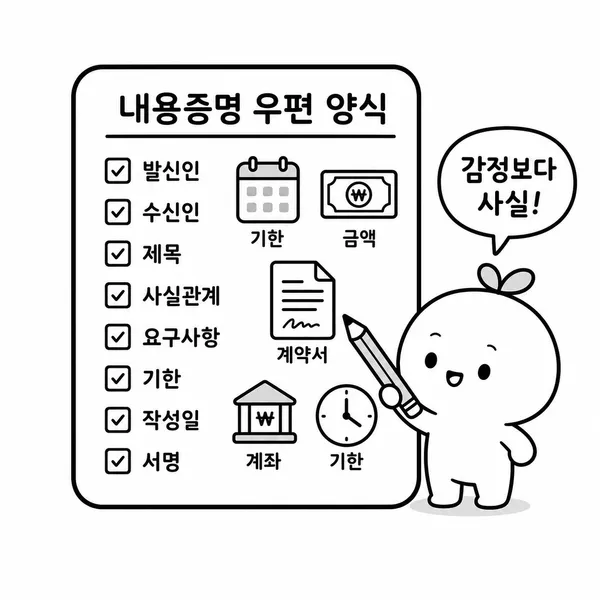 내용증명양식, 다운로드 전에 꼭 확인해야 할 작성법과 실전 예시