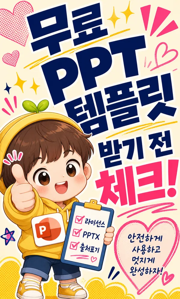 무료PPT템플릿사이트, 2026년에 고르기 전 꼭 확인할 선택 가이드