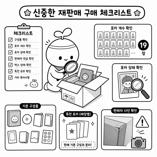 중고 리셀 엑소 시즌그리팅 구매 전 확인 이미지