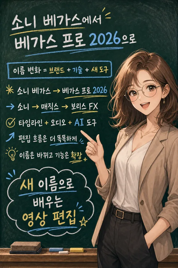 소니베가스 찾는다면? 2026년 Vegas Pro로 제대로 이해하기