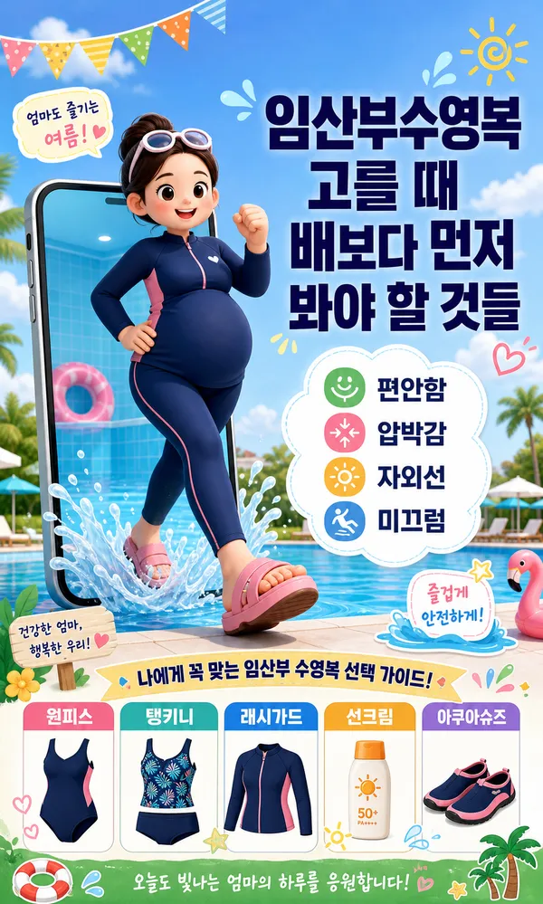 임산부수영복 고를 때 꼭 확인해야 할 기준