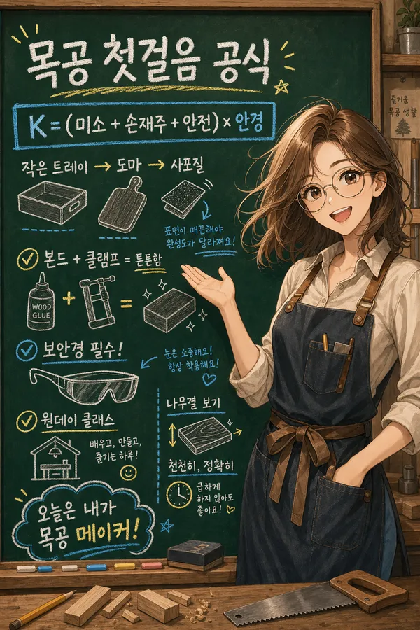 목공배우기, 처음이라면 무엇부터 만들어야 할까요?