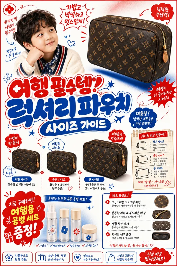 루이비통포쉐트토일렛, 15·19·26 사이즈를 어떻게 활용하면 좋을까요?