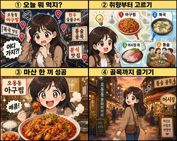 마산맛집추천, 아구찜부터 어시장까지 취향별로 즐기는 마산 맛집 동선