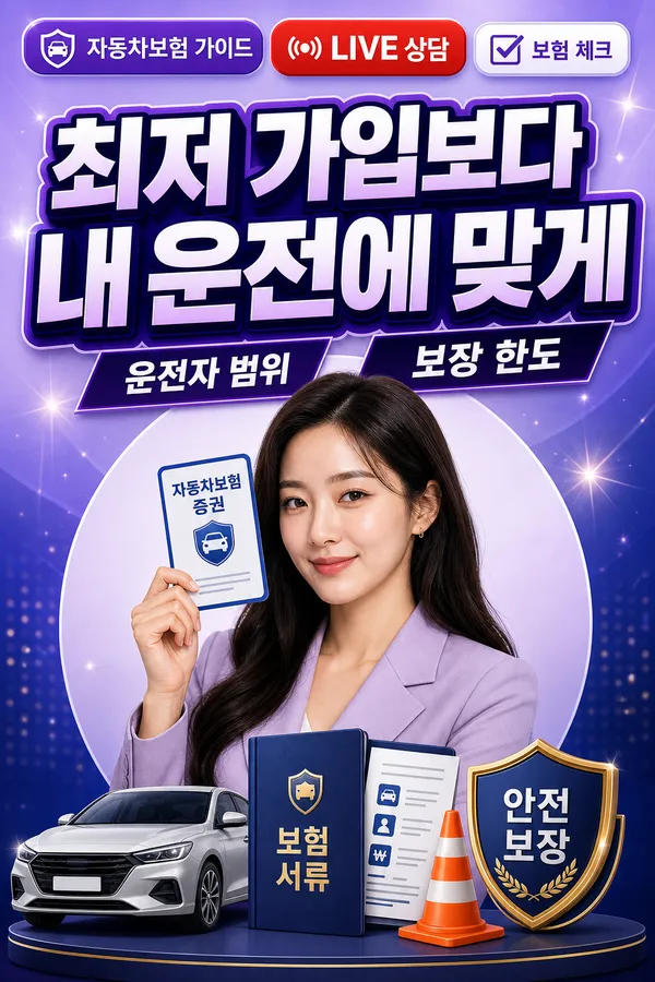 자동차보허, 보험료보다 먼저 살펴야 할 자동차보험 가입 기준