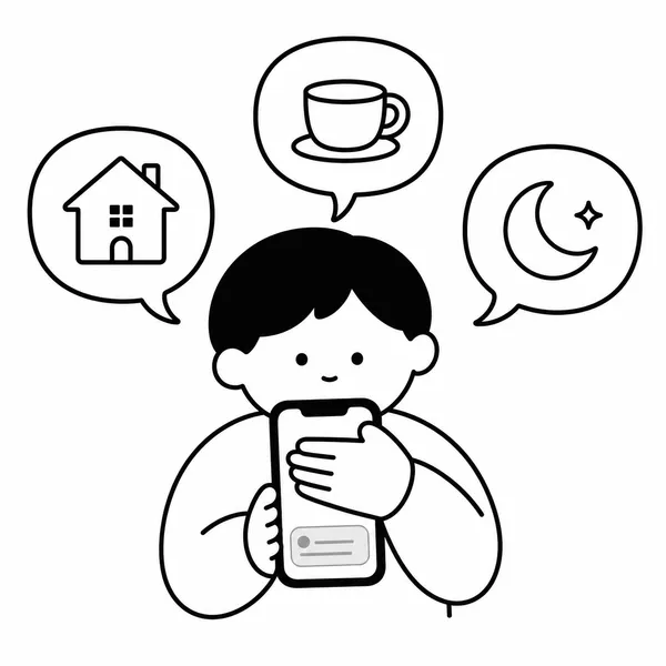 화면의 정답을 가리고 여러 가지 내 문장으로 말하는 영어회화 학습 모습